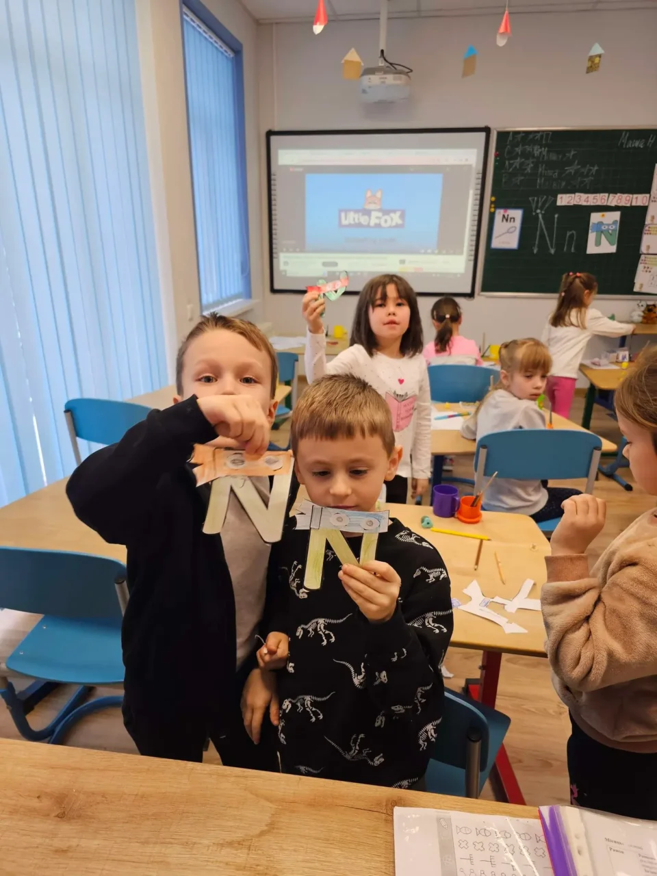 Підготовка до школи - ліцей Греміум. Вивчаємо літеру "N".